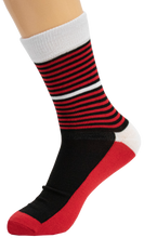 Load image into Gallery viewer, Red Stripes Socks